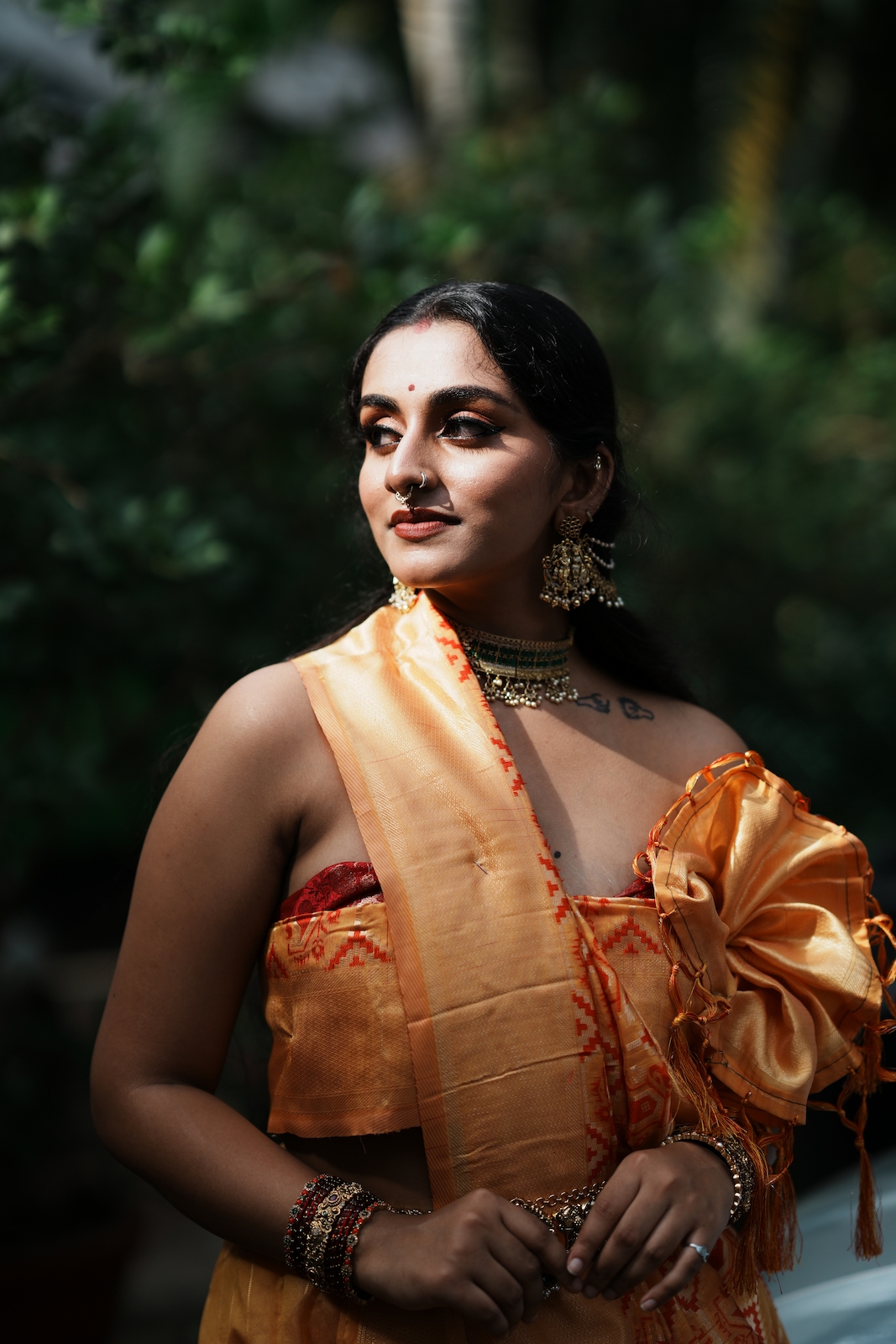 KeralaStyle portrait of woman